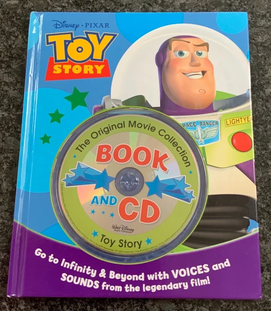 TOY STORY CD & Book Disney Pixar Read To Me Series (2003) Amazing