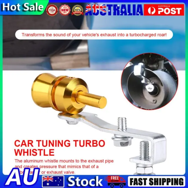 Brand New Universal Simulator Whistler Exhaust Fake Turbo Whistle Pipe  Sound Muffler Blow Off Car Styling Tunning Red S/M/L/XL