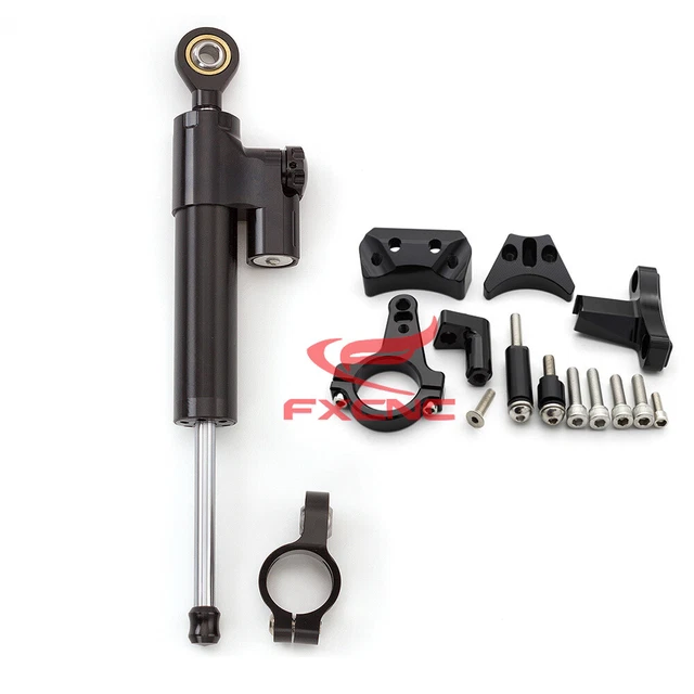 Adjustable Steering Damper with Mount Kit For Kawasaki Ninja400 2018-2020 2019