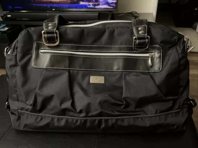 EAGLE CREEK Black Travel Gear Tote Trolley Luggage Sleeve Utility Organizer Bag