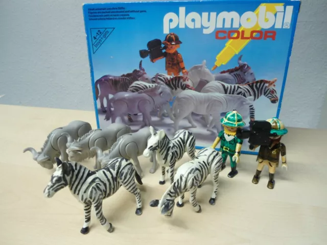 Playmobil Set Klicky Color 3677 " Tierherde mit Fotograf"  gebraucht