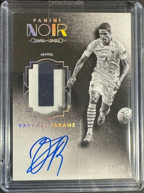 PANINI 16-17 NOIR Soccer Autographed Memorabilia France Raphael 