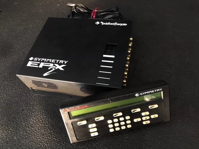 Rockford シンメトリー EPX2 プロセッサー DSP 希少 ロックフォード シンメトリーEPX2 プロセッサー DSP