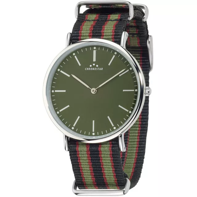 Orologio Uomo Chronostar Preppy Nero/Verde R3751252007