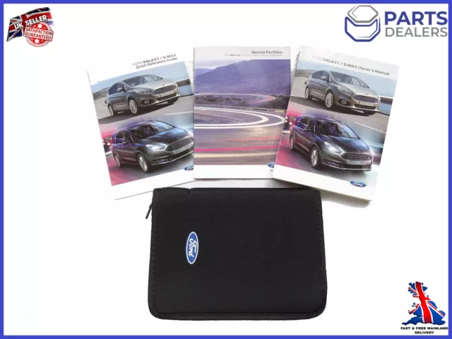 Genuine Ford Galaxy Smax 2015-2019 Owners Manual Handbook Service Book Pack