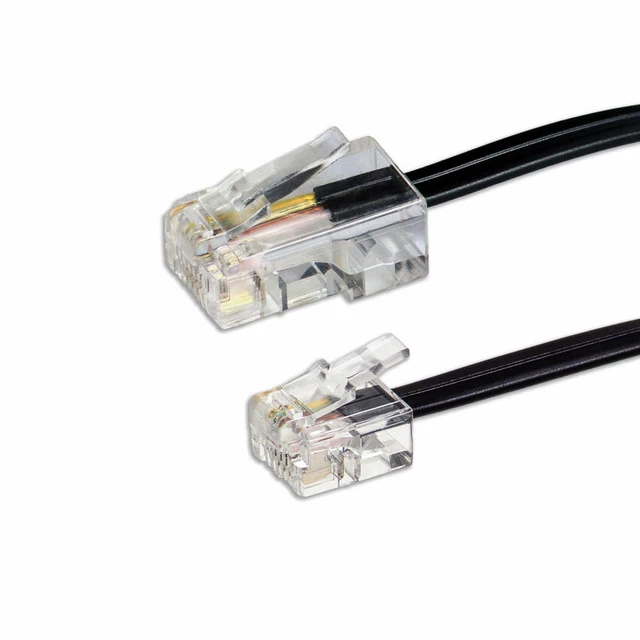 DSL MODEM SPLITTER Kabel Anschlusskabel RJ11 Stecker > RJ45 Stecker