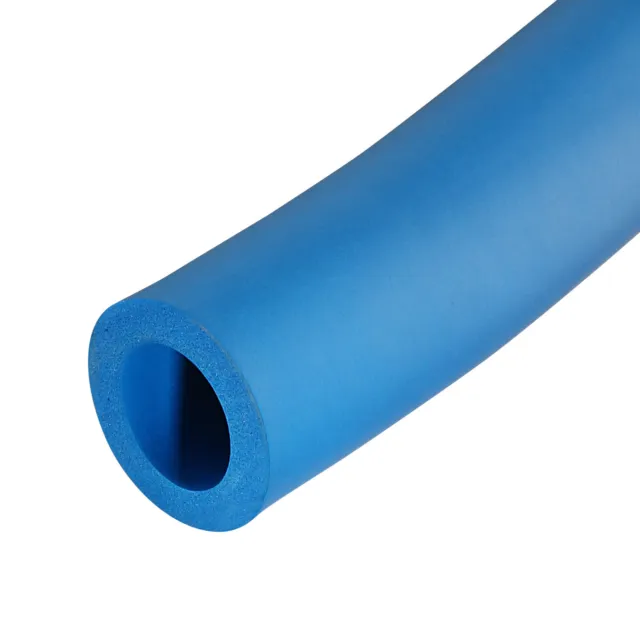 Foam Grip Tubing Handle Grips 18mm ID 30mm OD 6.6ft Blue for Tools Handle