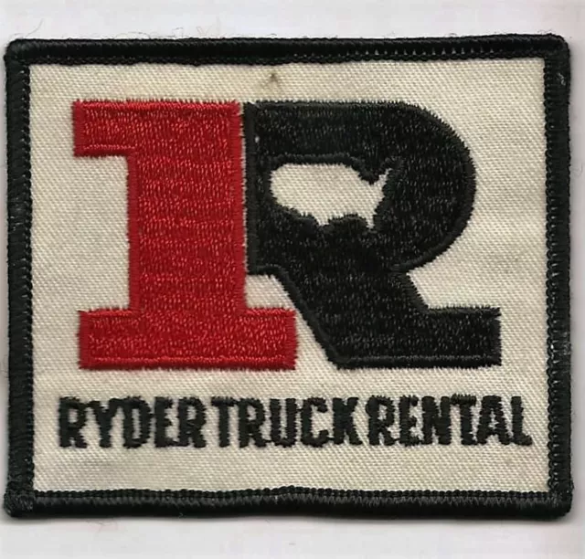 Ryder Truck Rental driver/employee patch 2-7/8 X 3-1/2