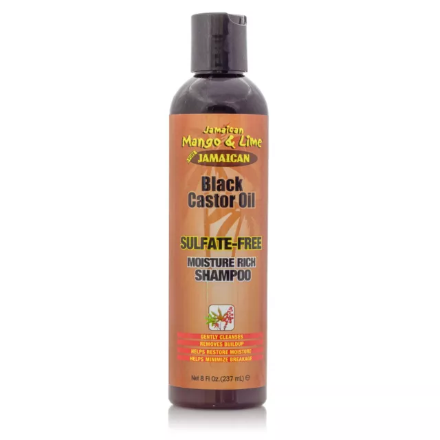 (4,64€/100ml) Jamaican Mango & Lime Black Castor Oil Sulfate-Free Shampoo 8oz