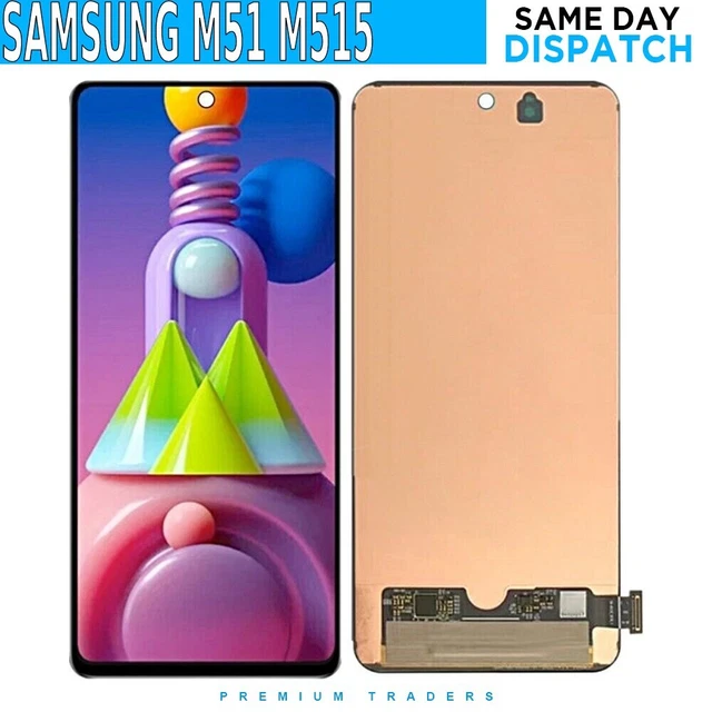 For Samsung Galaxy M51 M515 Screen Replacement LCD Touch Display Digitizer Black