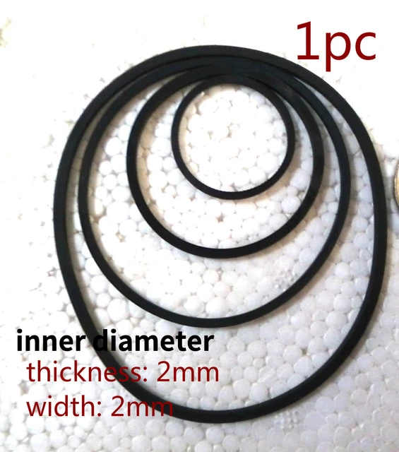 SQUARE RUBBER BELT for DVD LD walkman cassette deck audio tape recorder