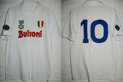 Ennerre Maglia/Camiseta Napoli Maradona 10 Buitoni Ennerre Match Worn Signed 