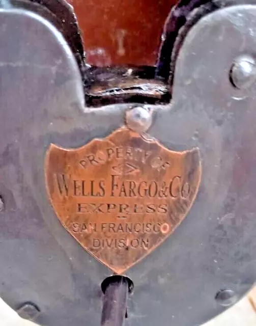 Wells Fargo Vorhängeschloss Riesiges Blacksmith Gunsmith Collector 4'' 2