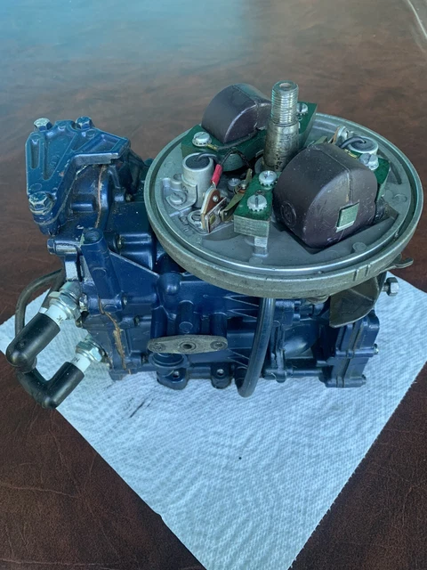 1972 Johnson Evinrude Power Head with Top Ignition and Coil Packs For Boat Motor