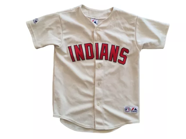 Rare Majestic Cleveland Indians Baseball Chemise Vintage Taille S