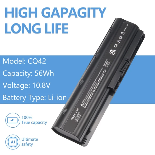 MU06 AKKU FÜR HP Pavilion G4 G6 G7 G32 G62 G72 DV7 593553-001 MU09 ...