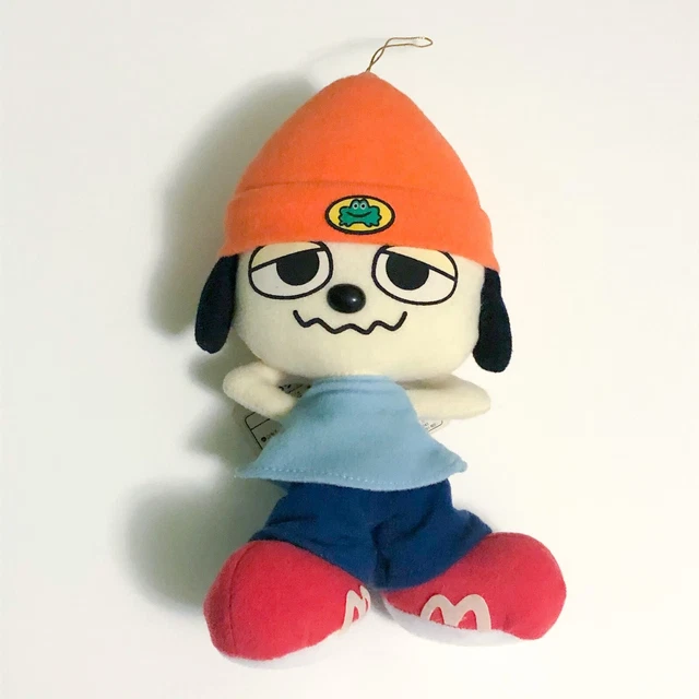 RARE PARAPPA THE Rapper Sega Prize TAKARA Plush Strap Mascot