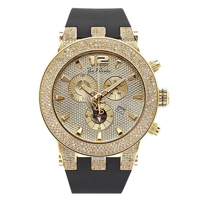 Joe Rodeo Diamond Men's Watch - BROADWAY gold 5 ctw