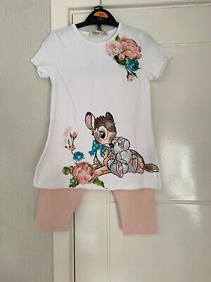 Set T-Shirt Disney Bambi Per Emc E Leggings Tagliati - Età 4 Anni