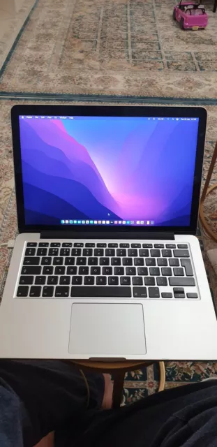 Apple MacBook Pro Retina A1502 13" 2015 i7 3.1GHz 500GB SSD 16GB Ram Monterey