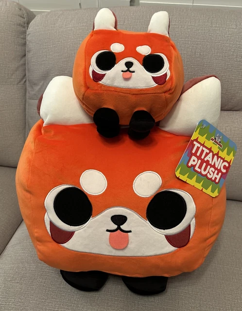 PET SIMULATOR 99 TITANIC Red Panda Plush W/ Baby Plushie -ONLY NO CODE