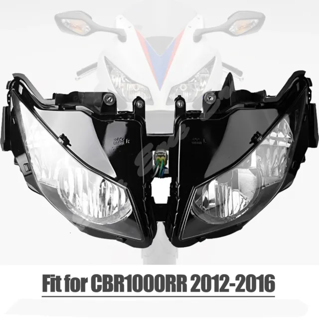Headlight Headlamp Assembly For Honda CBR1000RR 2012 2013 2014 2015 2016 12-16