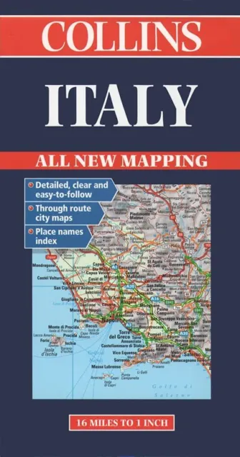 Road Map Italy (Collins European Road... by Collins Publishers Sheet map, folded