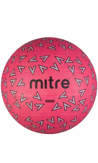 Mitre Netball Oasis Sports Training Netballs Ball Grippy - Size 5