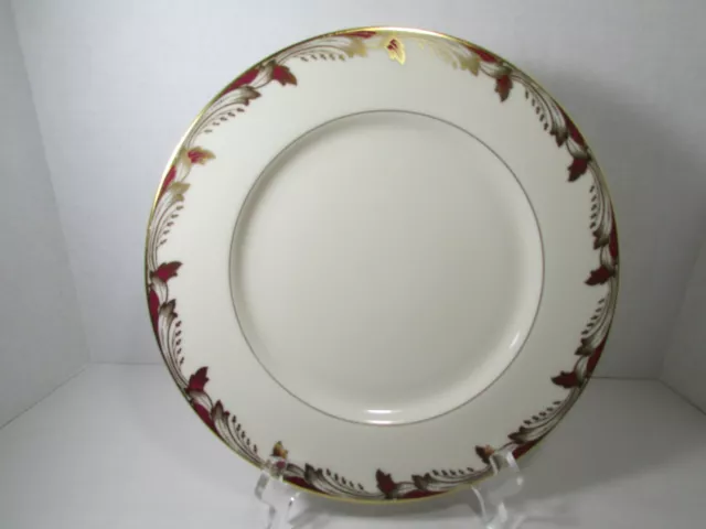 Lenox Essex Maroon (Smooth) Dinner Plate