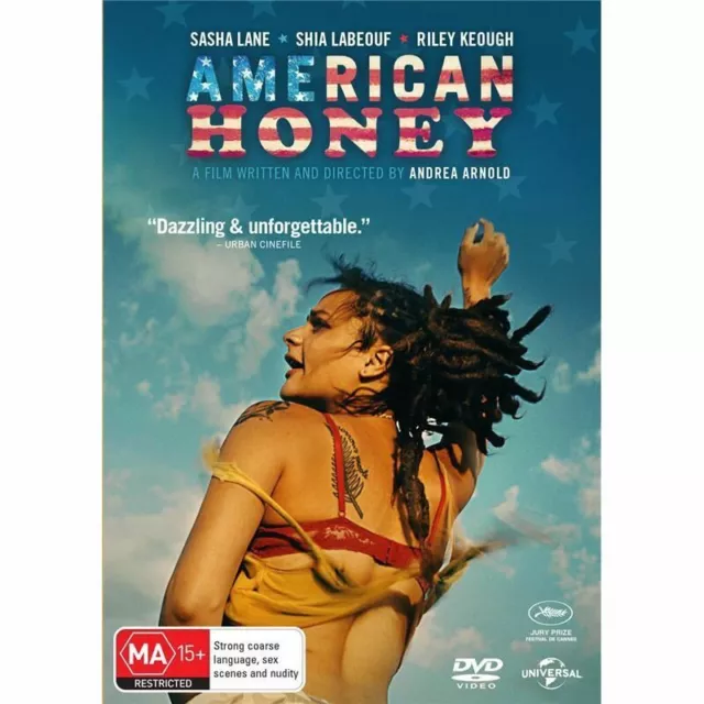 American Honey DVD Region 4, Sasha Lane, Shia Labeouf, Riley Keough