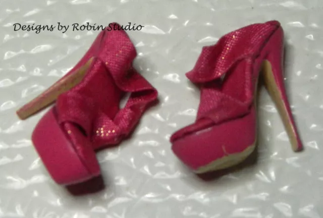 Fashion Royalty/NuFace Pink Sandals~Integrity Toys 2023 Convention Shoe Pack