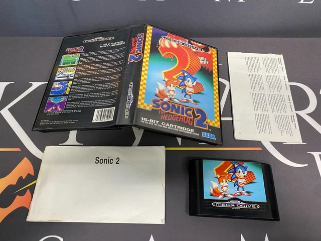 SONIC THE HEDGEHOG 2 - SEGA Mega Drive (TESTED) UK PAL £12.95 - PicClick UK