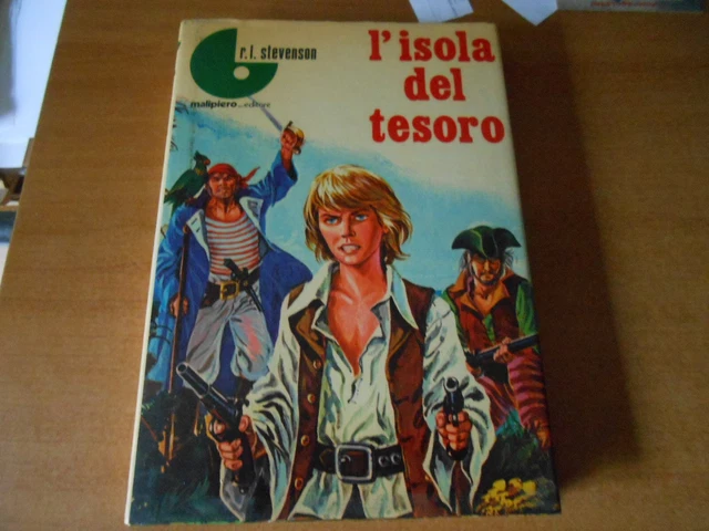 ROMANZO-L'ISOLA DEL TESORO-R.L.STEVENSON-ED.MALIPIERO 1974-sc.79 EUR 5