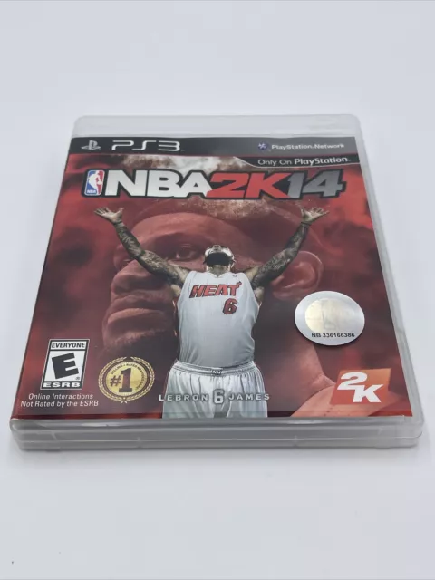 NBA 2K14 PLAYSTATION 3 PS3 Complete Lebron James 6 CIB TESTED $5.21 ...