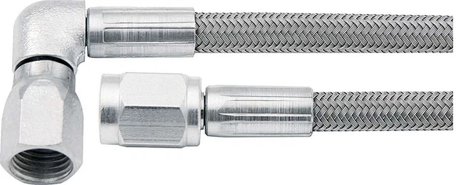 Raccord De Tuyau De Frein Moto AN3 à 45 Degrés - En Acier Inoxydable - Pour Raccord Rapide 10 Mm - Qualité Aérospatiale