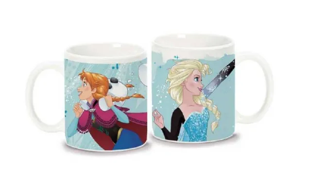 Disney Frozen Anna, Olaf E Elsa Pacco Doppio Di Ceramica Tazze IN Scatola Regalo