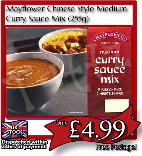 Mayflower Chinese Style Medium Curry Sauce Mix - 255g