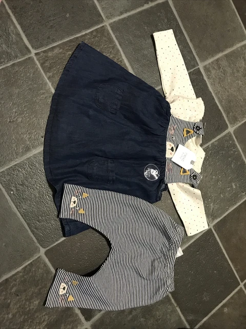 Baby Girls Clothes Bundle M&S Nutmeg Next 11 Items All New Age 0-3 Months 3