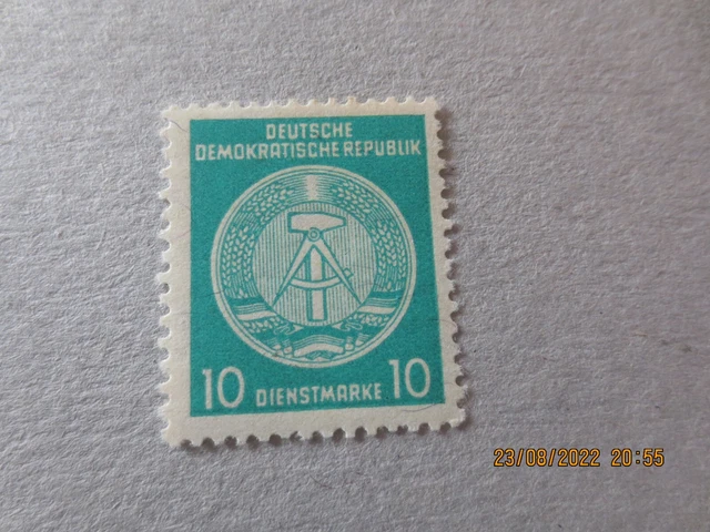 DDR Dienst MiNr 30y XII  postfrisch geprüft Schönherr