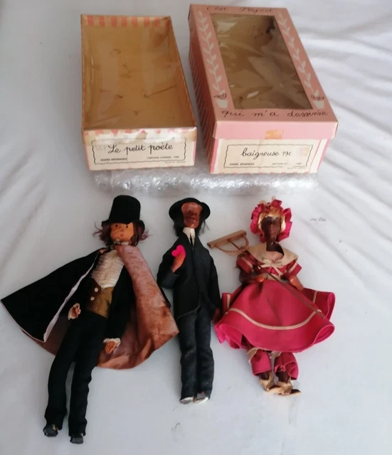 Ancienne Poupée Peynet “Le Petit Poète” – Année 1964 – Collection