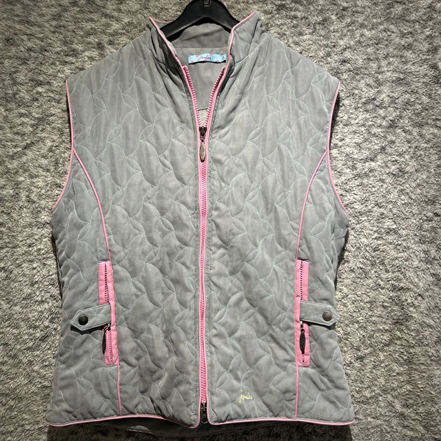 Gilet Rembourré Joules Higham - Rose - Femme Taille 14 - Bodywarmer - Très Bon état