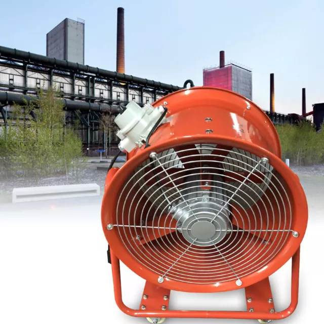 EX-Lüfter 45cm Rotor Bauventilator Baugebläse Axialgebläse Baulüfter 7800m³/h DE