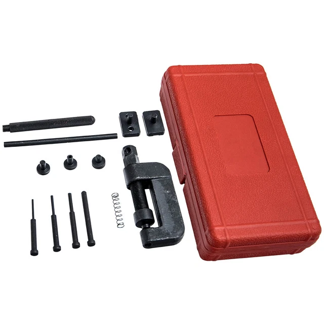 13pcs Kit rive dérive chaîne séparation Séparateur disjoncteur outil de rivetage