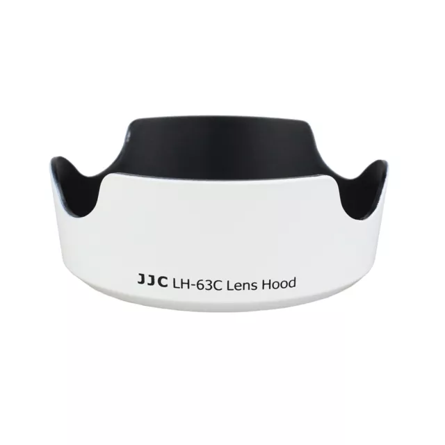 JJC EW-63C White Petal Lens Hood for Canon EF-S 18-55mm f/3.5-5.6 f/4-5.6 IS STM