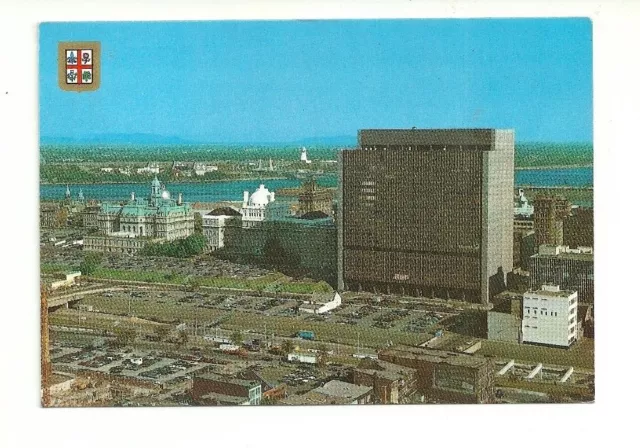 Palais De Justice, Court House, Montreal Quebec, Canada Chrome Postcard