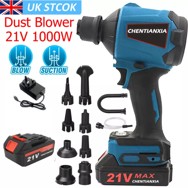 Cordless Air Blower Dust Blower For Makita Electric Suction Vacuum w/ Battery