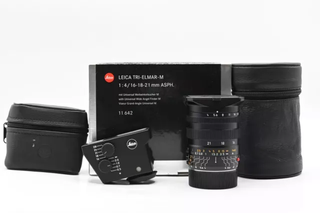 Leica 16-18-21mm f4 Tri-Elmar-M ASPH 6-Bit Lens w/Universal Finder #626