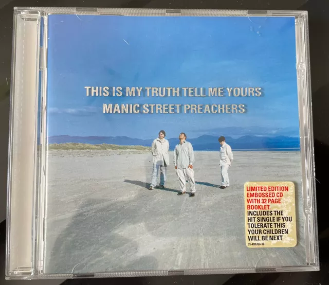 Manic Street Preachers - This Is My Truth Tell Me Yours - Embossed CD Album-1998