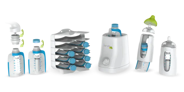Kiinde  Direct-Pump Feeding System and Warmer Gift Set for Breastmilk Collection