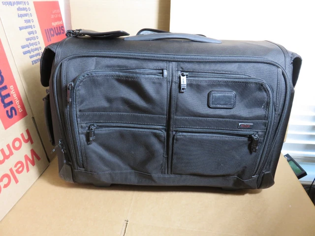 Tumi Alpha Black 2 Wheeled Carry-On Rolling Garment Bag 22033D4 TUMI READ DESCRI